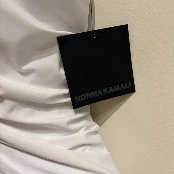 Norma Kamali x Revolve White Diana Gown NWT Size Large - Picture 9 of 13